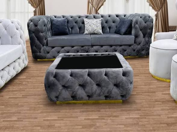 Marble Top Center Table with Elegant Legs